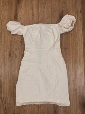 H&M | Dresses | Cream Knit Sweater Dress | Poshmark